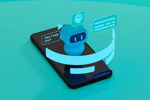 Digital media assistant illustration